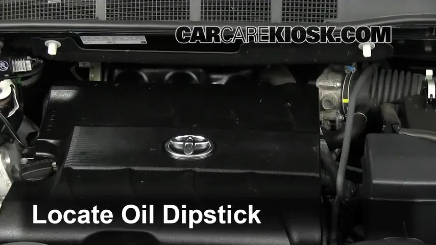 2011 Toyota Sienna XLE 3.5L V6 Oil Check Oil Level
